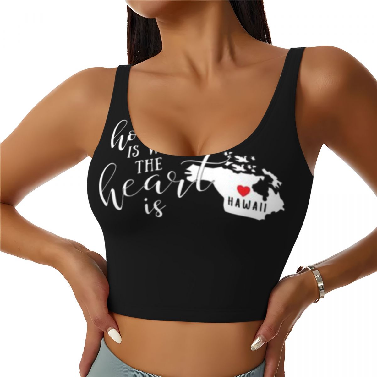 Yoga Fitness Park - High Neck Sports Top Hawaii Home