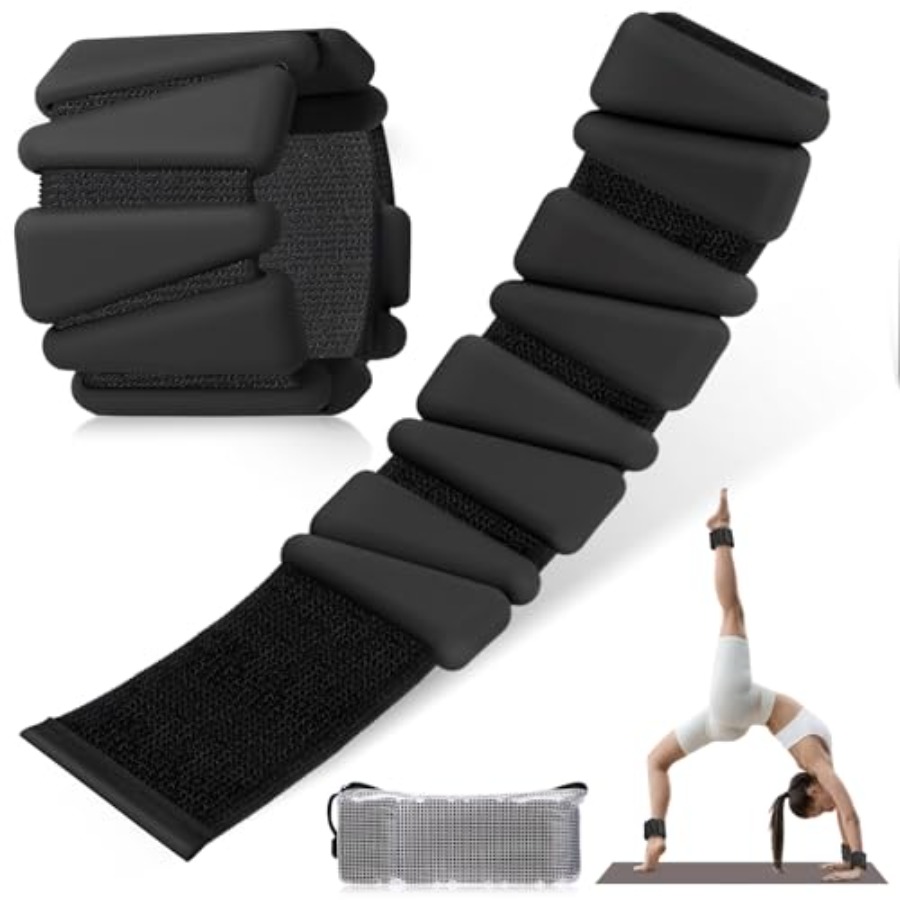 Ankle Weights - Adjustable Silicone Wrist Ankle Weights Set