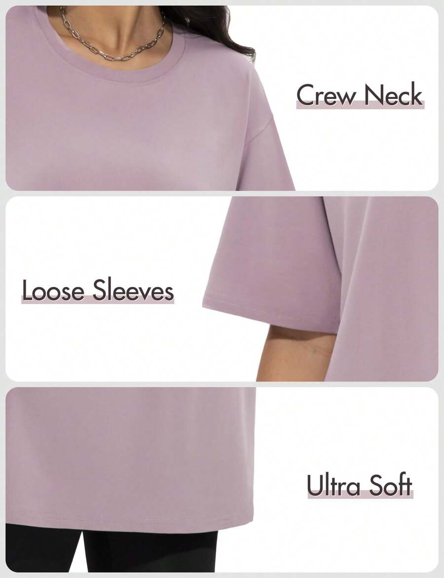 Yoga Fitness Plus - Plus Size Women Loose Fit Round