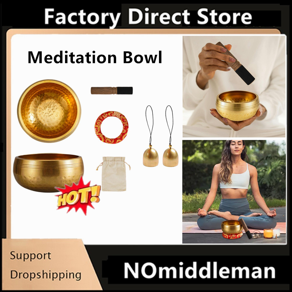Yoga Fitness Outfit - 1Set Singing Bowl Set Meditation Yoga