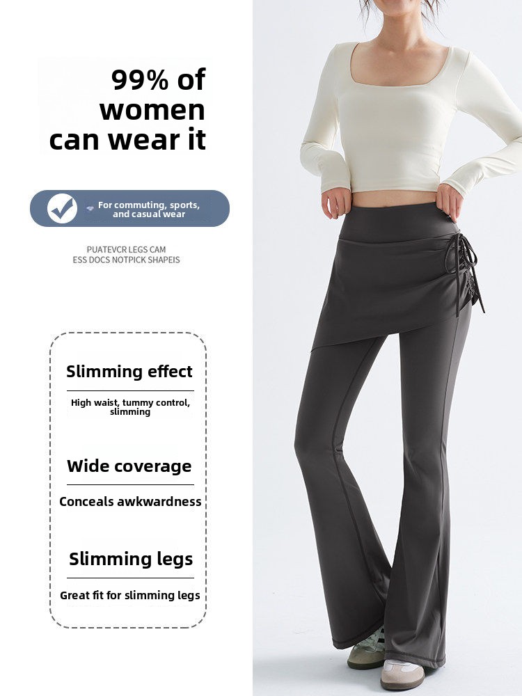 High Waist Wide Leg Yoga Pants - Yoga Fitness Plus のレビューと価格