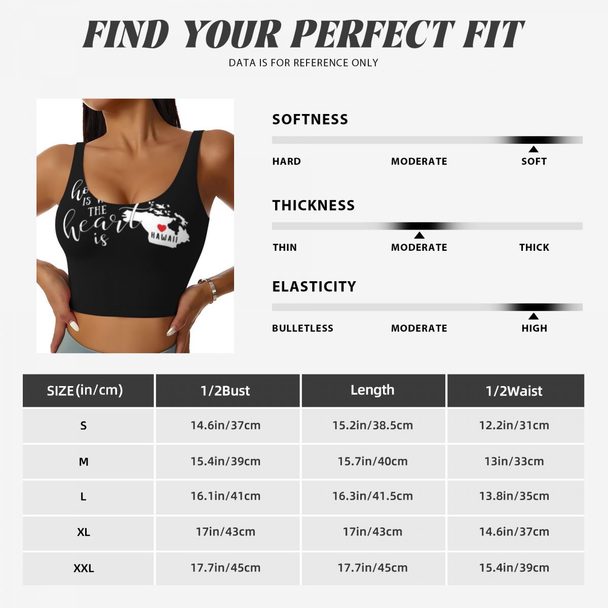 High Neck Sports Top Hawaii Ho - Yoga Fitness Park のレビューと価格