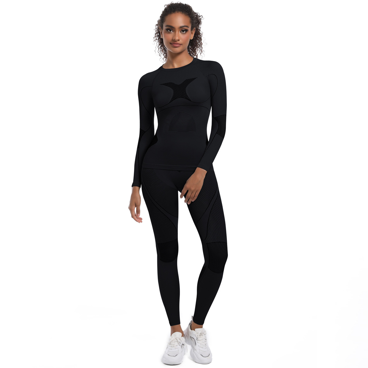 Women Girl Skiing Underwear Se - Yoga Fitness Girl のレビューと価格