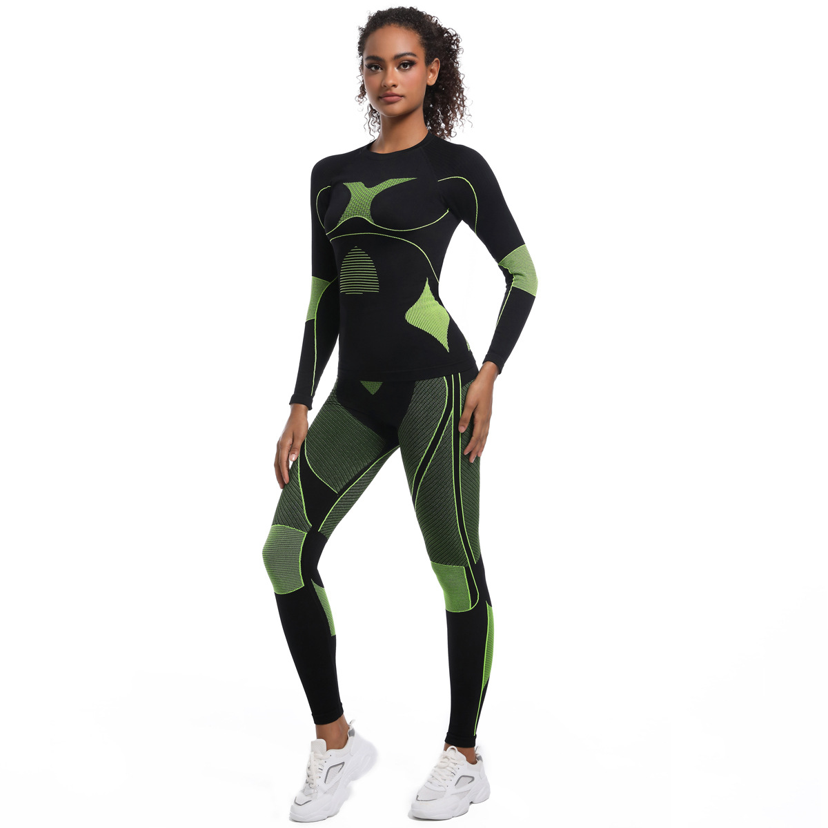 Women Girl Skiing Underwear Se - Yoga Fitness Girl のレビューと価格