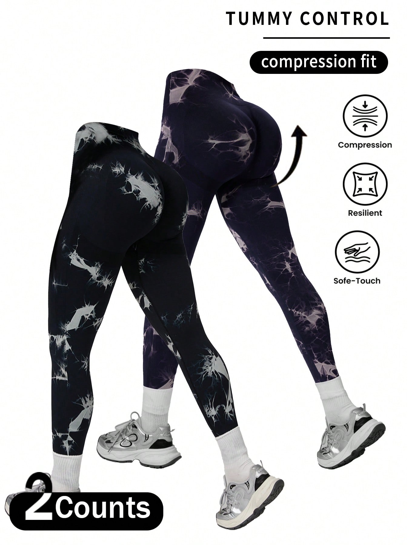 2pcs Seamless High Elastic Tie - Yoga & Fitness With Faye The Well Being Studio Abbots Langley Reviews のレビューと価格