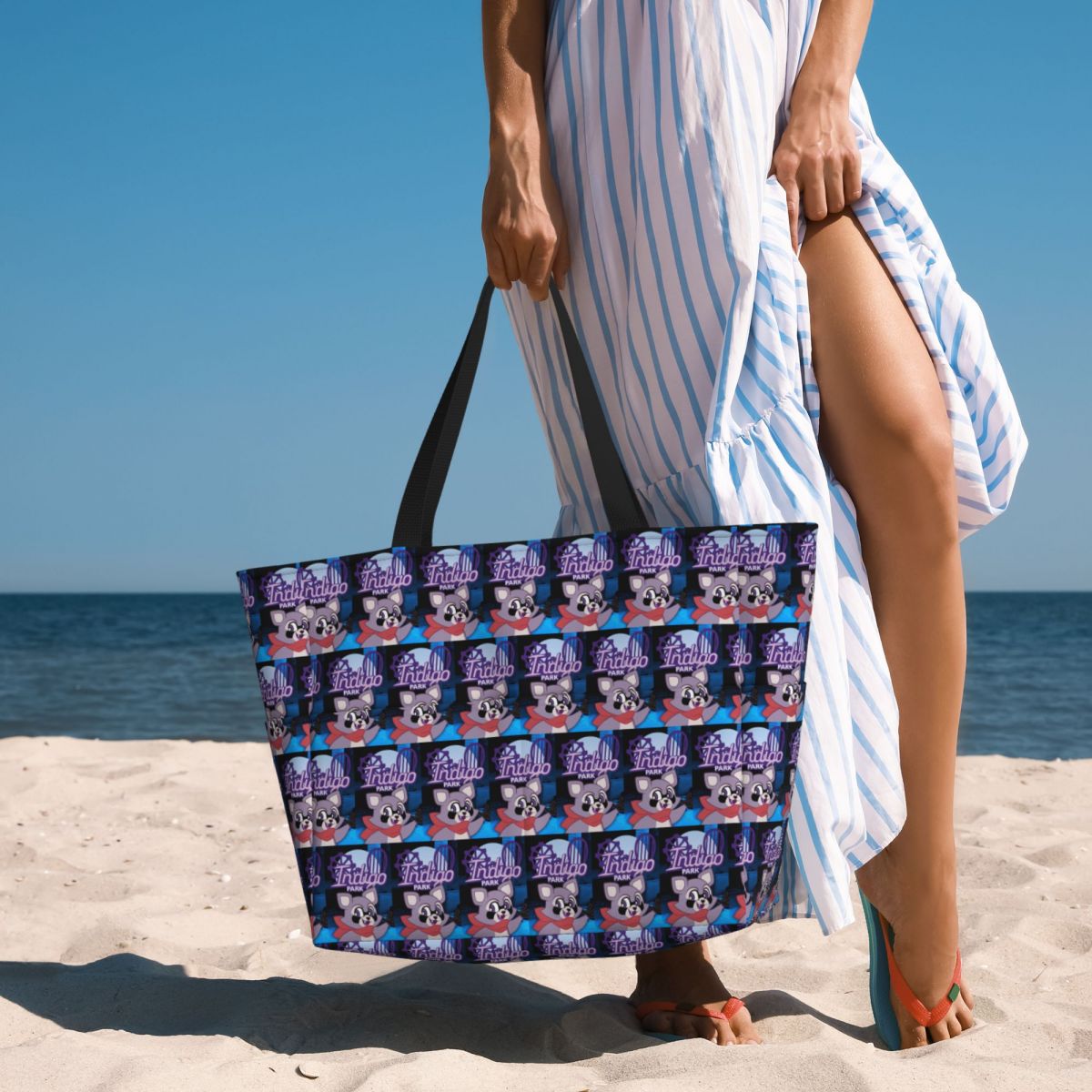 Rambley Indigo Park Beach Tote - Yoga Fitness Park のレビューと価格