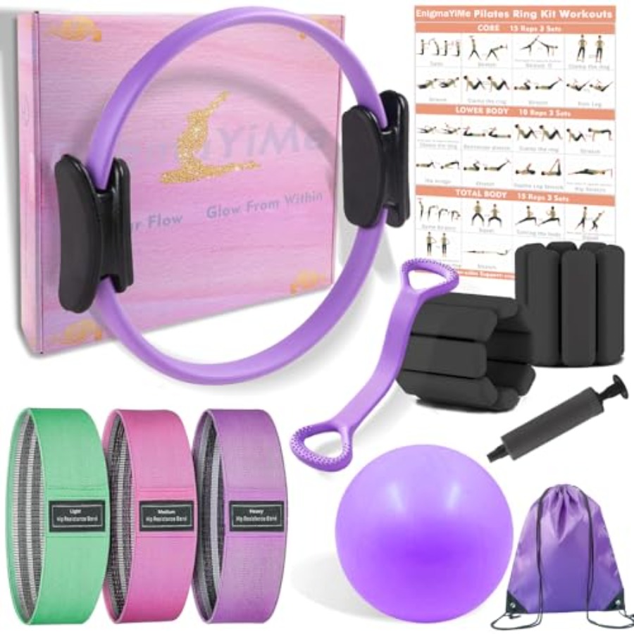 Pilates Ring Kit with Adjustab - Ankle Weights のレビューと価格