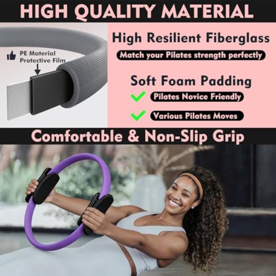 Pilates Ring Kit with Adjustab - Ankle Weights のレビューと価格