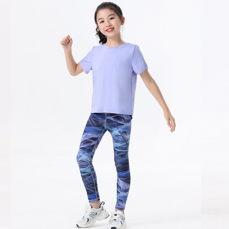 2pcs Kids Sportswear Gym Yoga  - Yoga Fitness Girl のレビューと価格