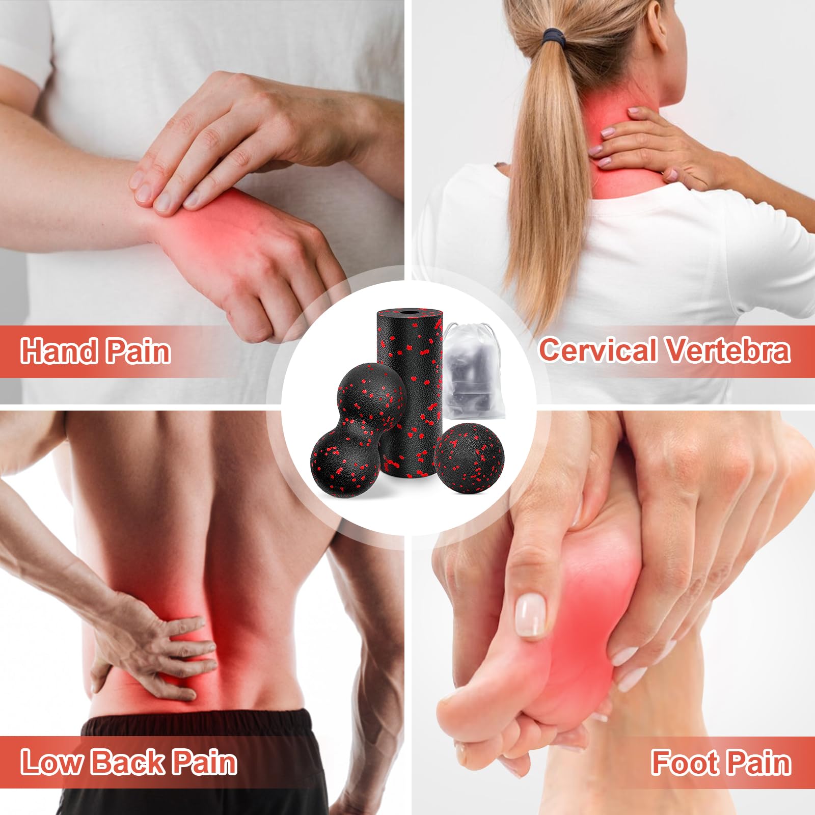 Hollow Yoga Roller Massage Pea - Foam Roller のレビューと価格