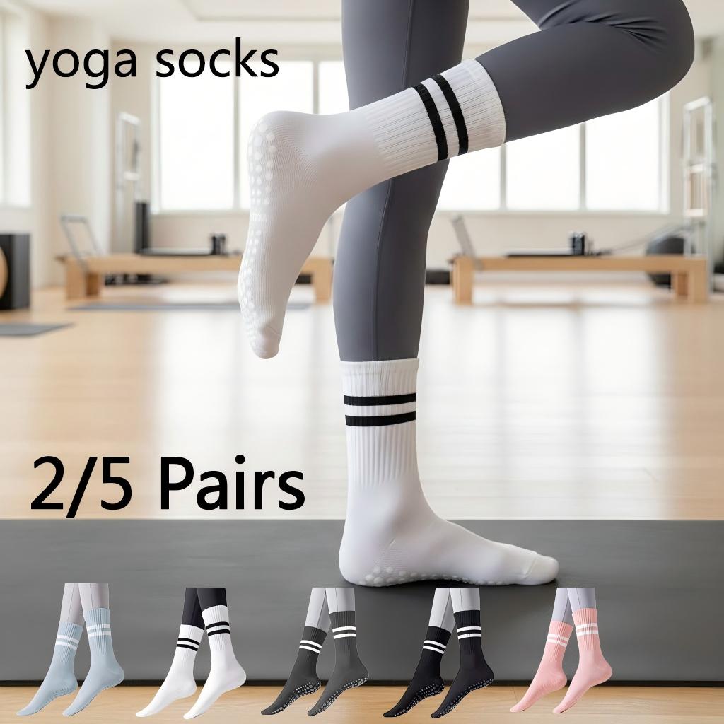 Women Non Slip Yoga Socks, Gri - Yoga Fitness Wear のレビューと価格