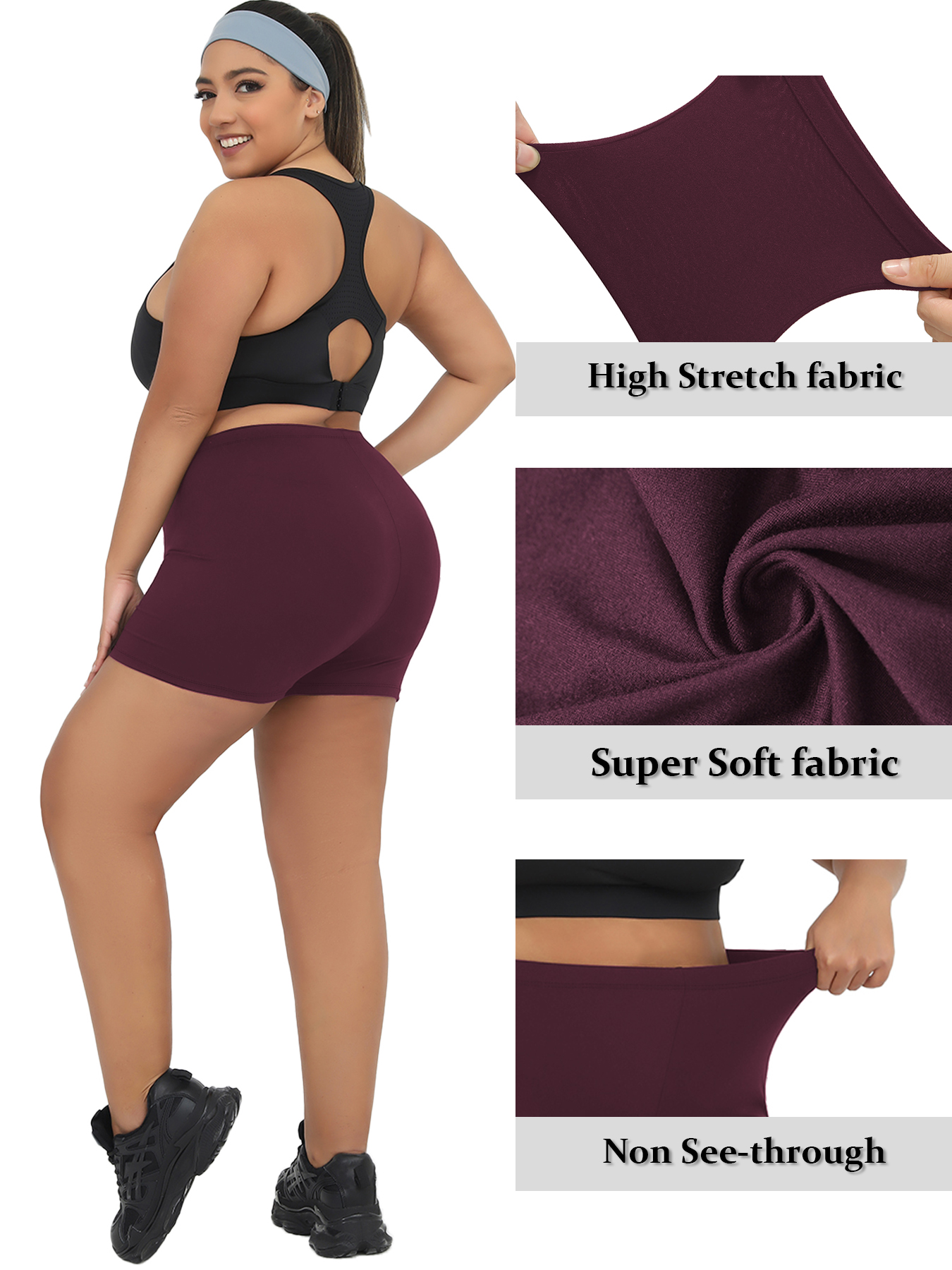 2 pack Plus Size Women's High  - Yoga Fitness Plus のレビューと価格