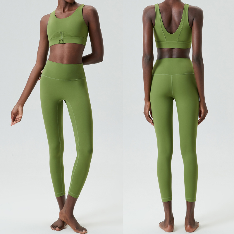 Two Pieces Set Zipper Yoga Spo - Yoga Fitness Outfit のレビューと価格