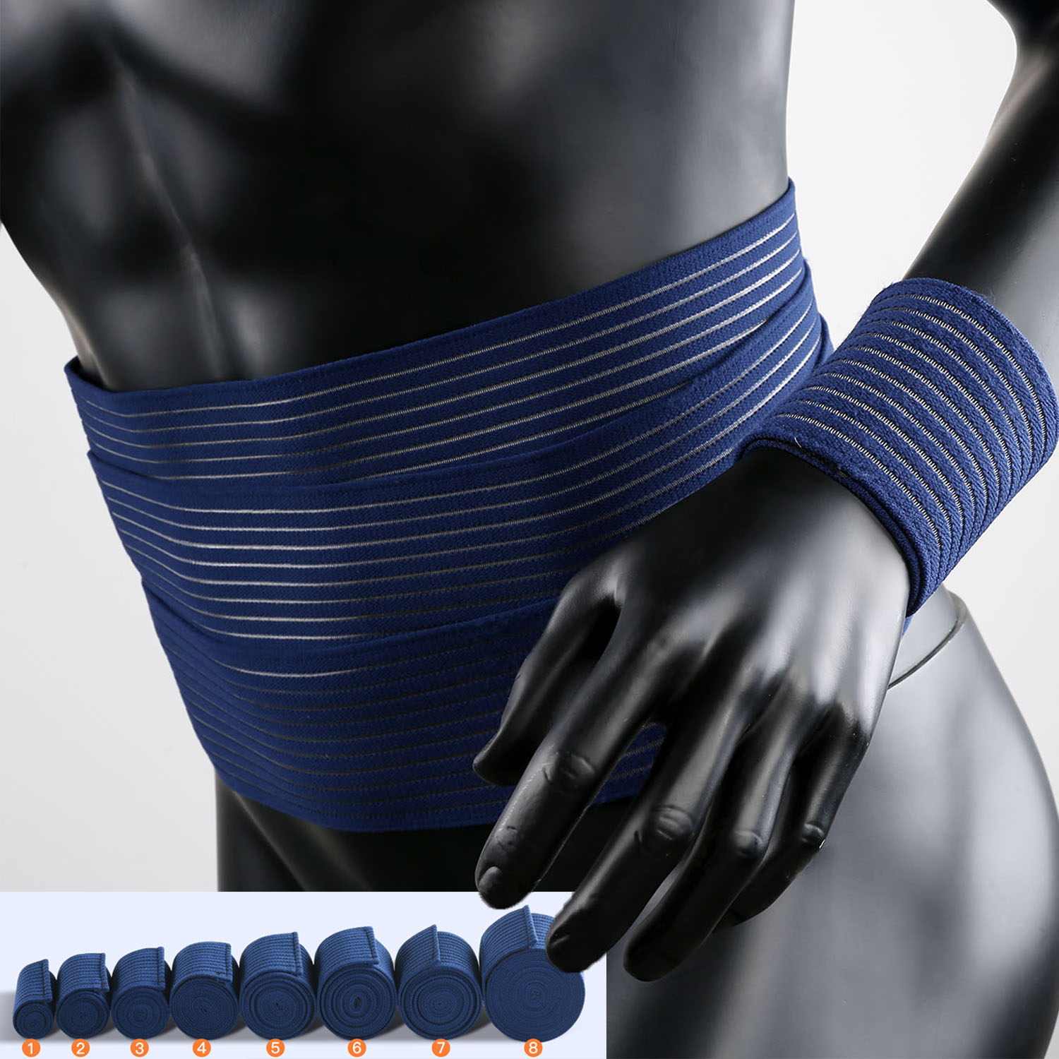 1 PC Tape Compression Bandage  - Knee Sleeve Compression のレビューと価格