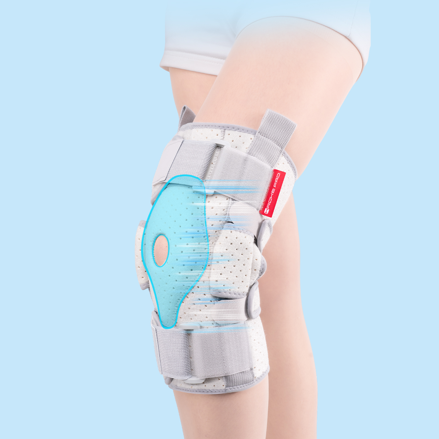 Adjustable knee sleeve with la - Knee Sleeve Compression のレビューと価格
