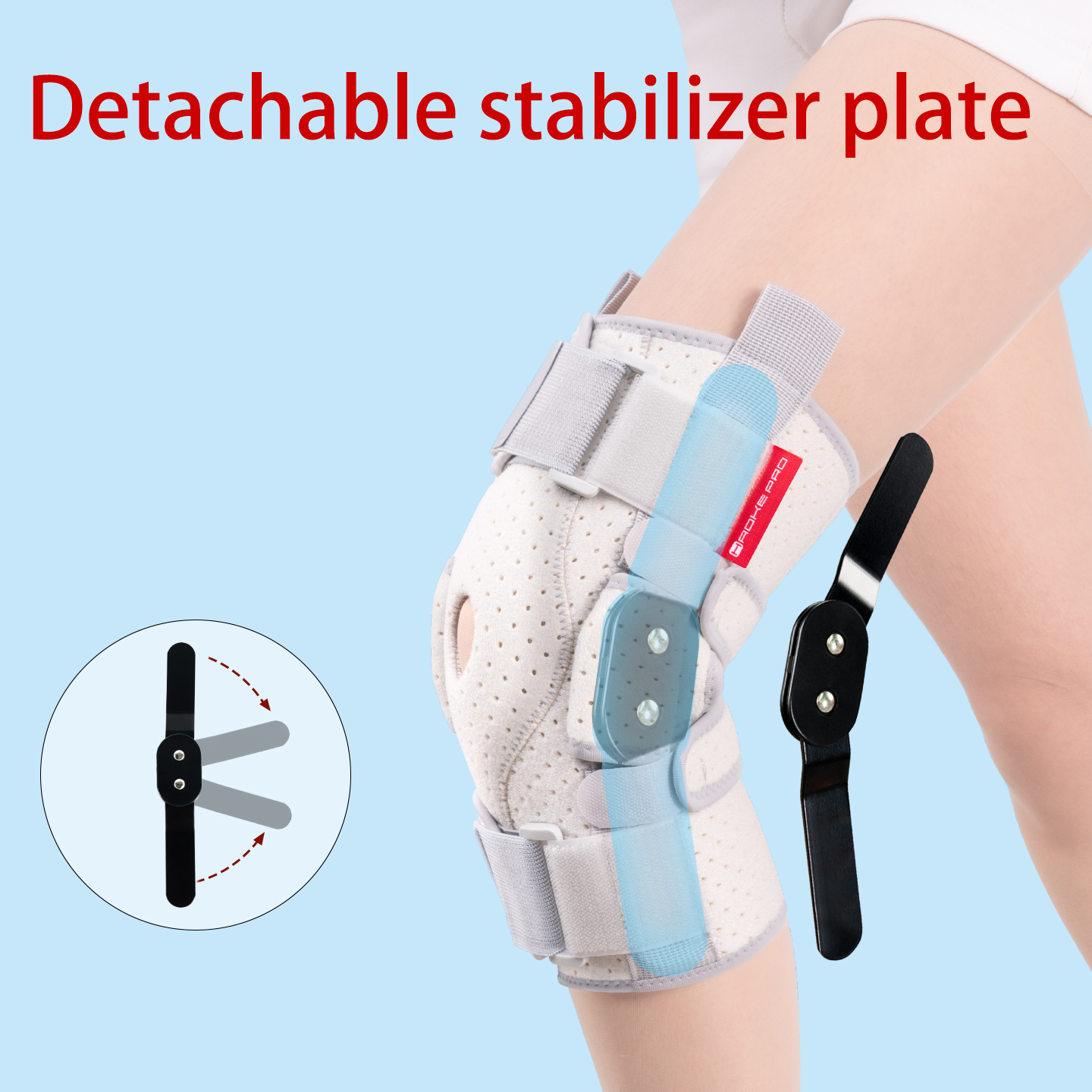 Adjustable knee sleeve with la - Knee Sleeve Compression のレビューと価格