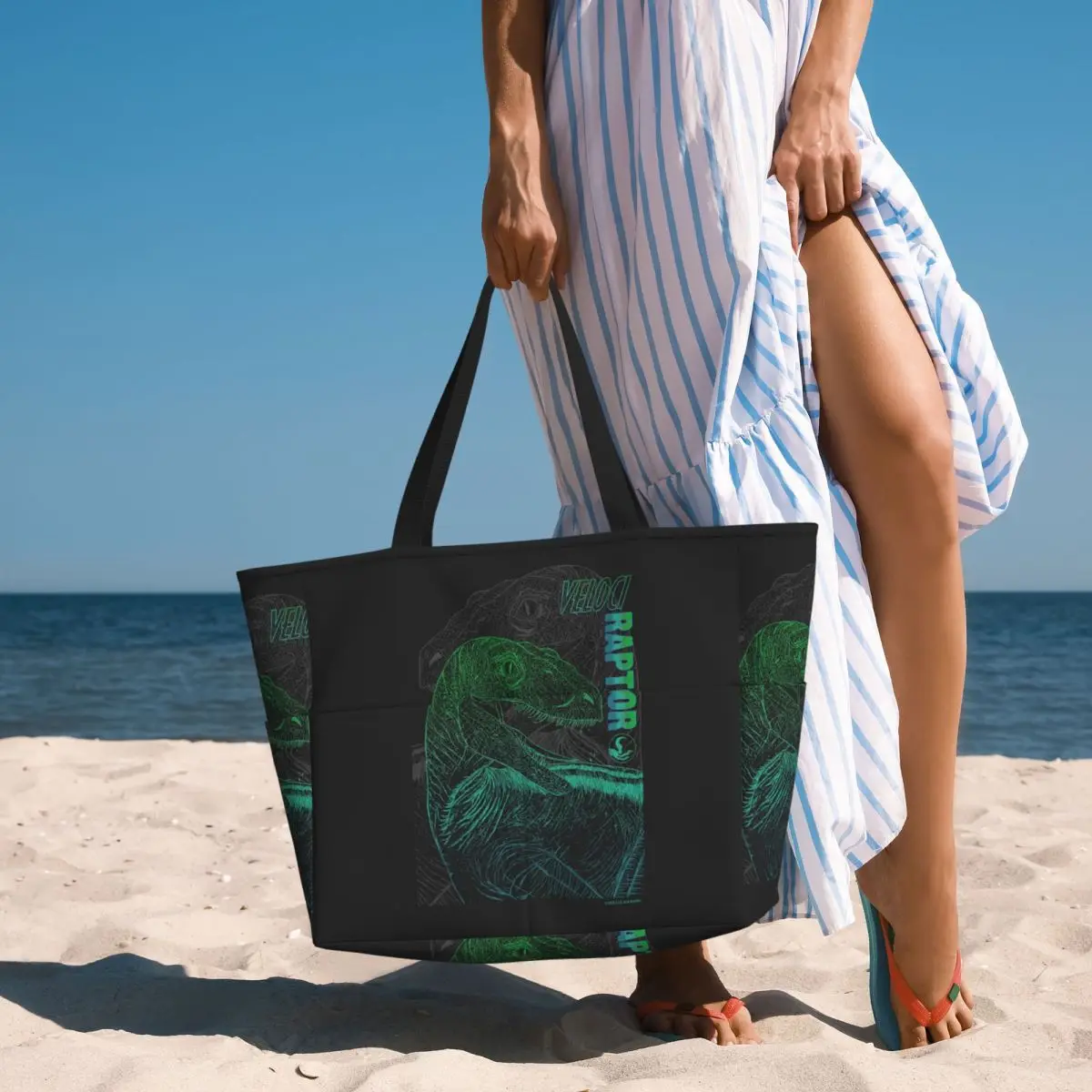 Jurassic Park (8) Beach Tote B - Yoga Fitness Park のレビューと価格