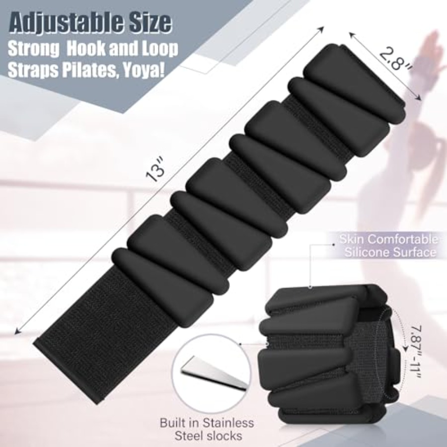 Adjustable Silicone Wrist Ankl - Ankle Weights のレビューと価格