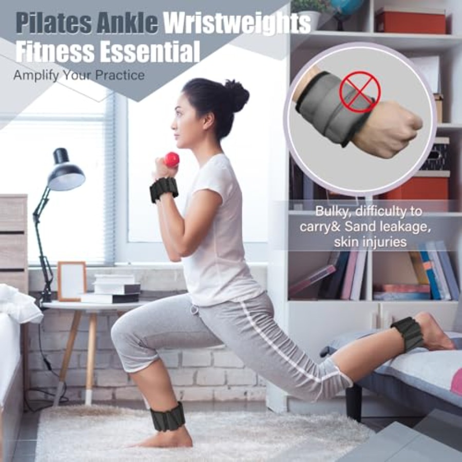 Adjustable Silicone Wrist Ankl - Ankle Weights のレビューと価格