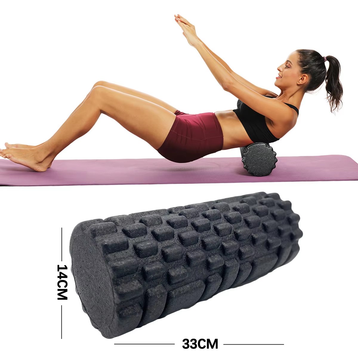 30/33cm Fitness Foam Roller Yo - Foam Roller のレビューと価格