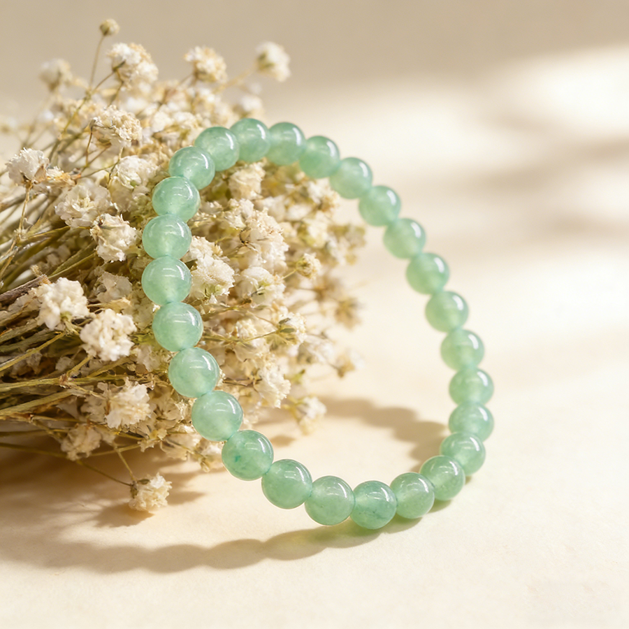 6 8mm Natural Green Aventurine - J-Yoga Fitness のレビューと価格