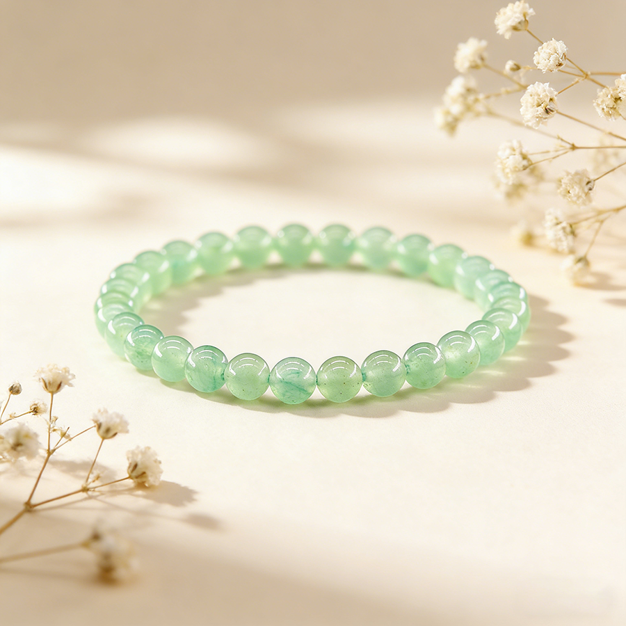6 8mm Natural Green Aventurine - J-Yoga Fitness のレビューと価格