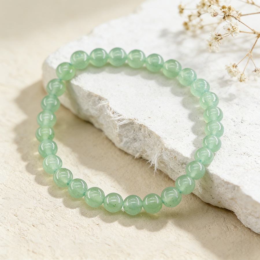 6 8mm Natural Green Aventurine - J-Yoga Fitness のレビューと価格