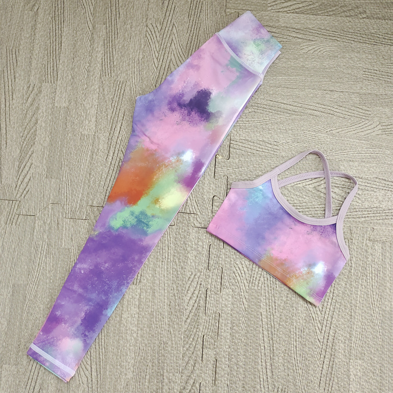 2025 Girls 2pc Yoga Outfit Set - Yoga Fitness Girl のレビューと価格