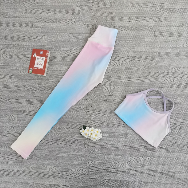 2025 Girls 2pc Yoga Outfit Set - Yoga Fitness Girl のレビューと価格