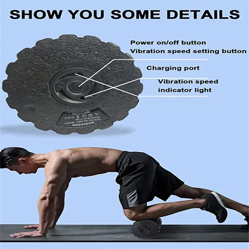 4-Speed Vibrating Electric Yog - Foam Roller のレビューと価格