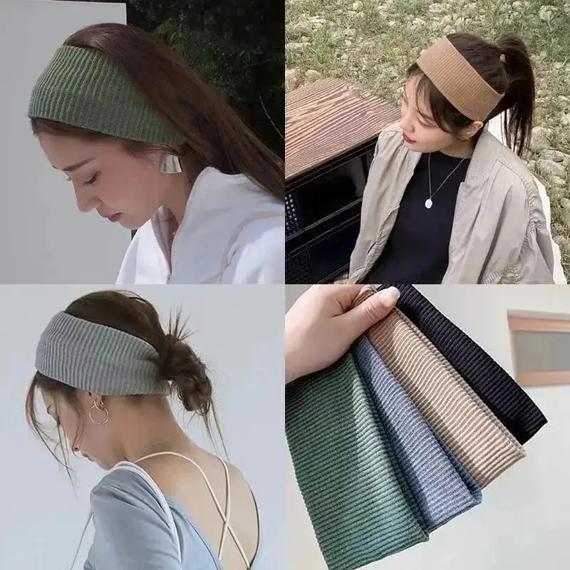 Elastic Solid Color Hair Bands - Yoga Fitness Girl のレビューと価格