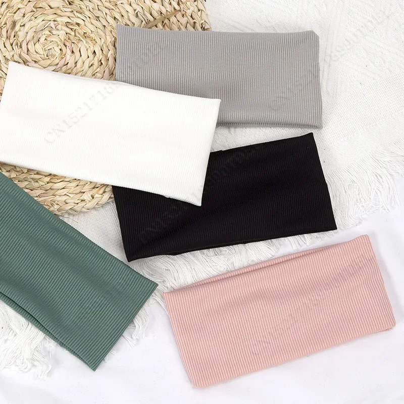 Elastic Solid Color Hair Bands - Yoga Fitness Girl のレビューと価格