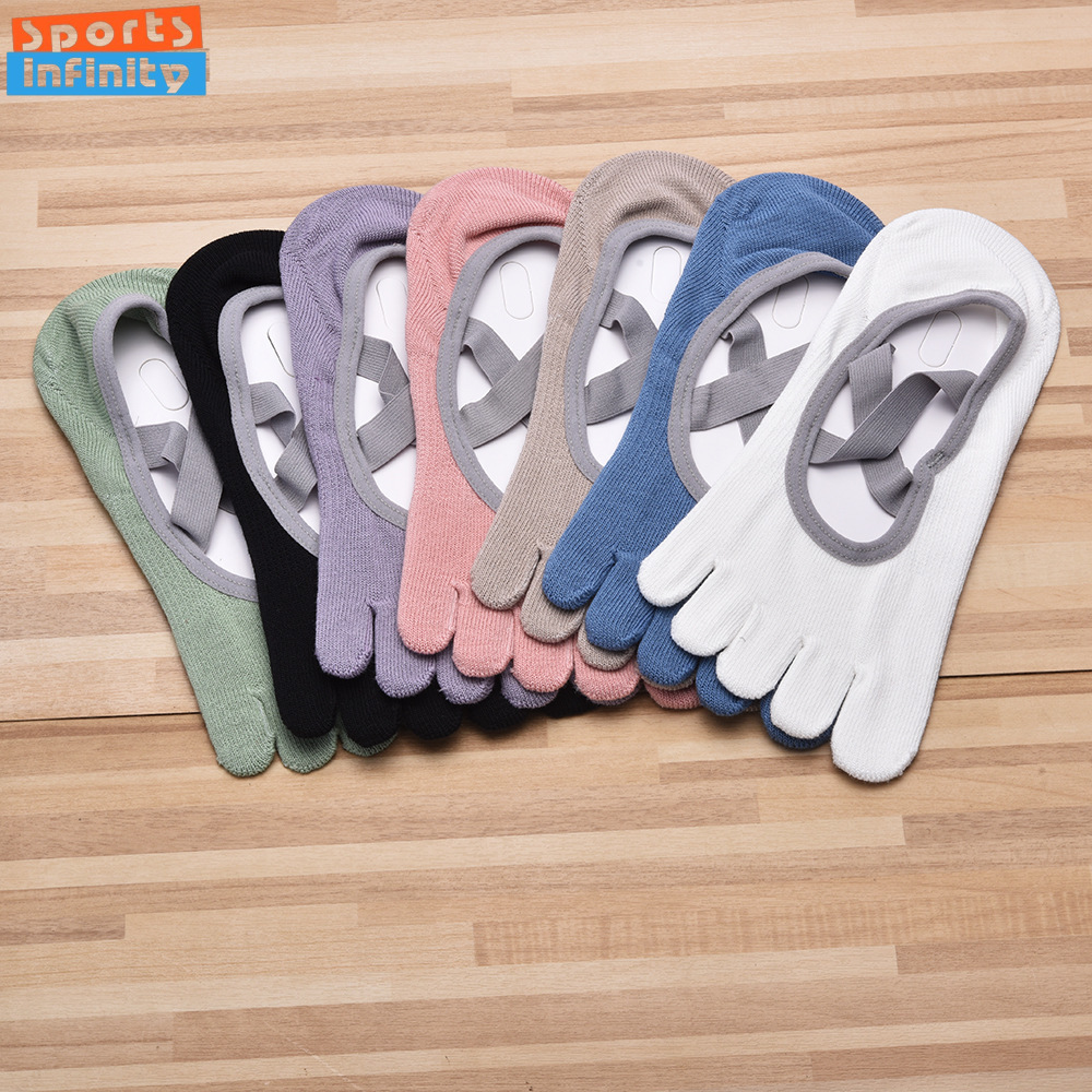 Women's Strap Five Finger Anti - Yoga Fitness Girl のレビューと価格
