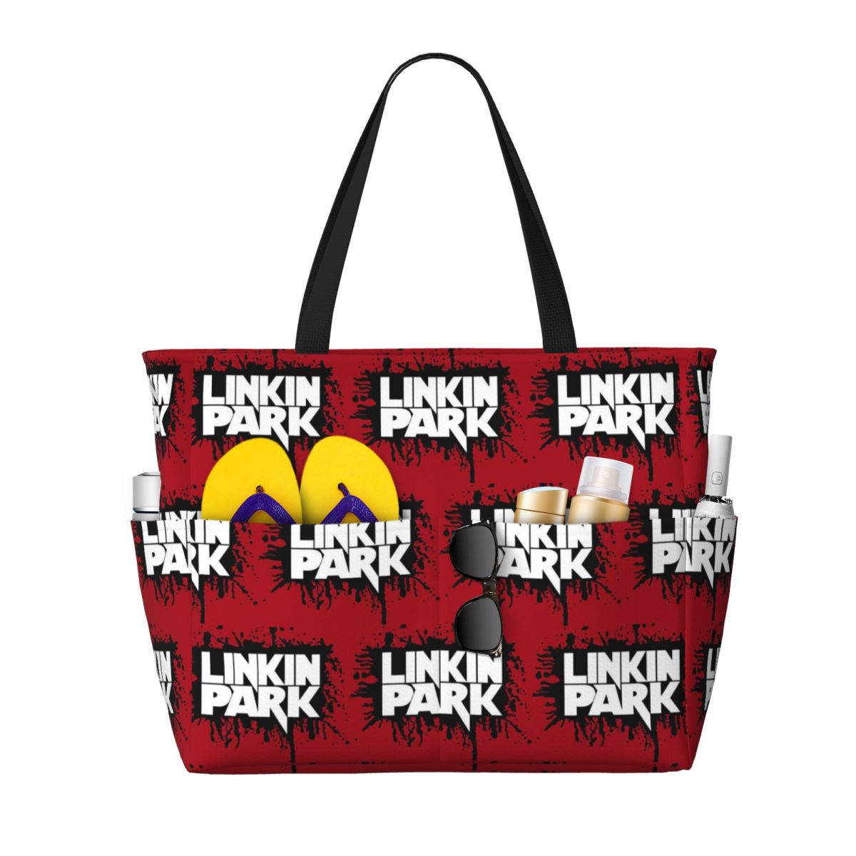 Linkin Park Band Beach Tote Ba - Yoga Fitness Park のレビューと価格
