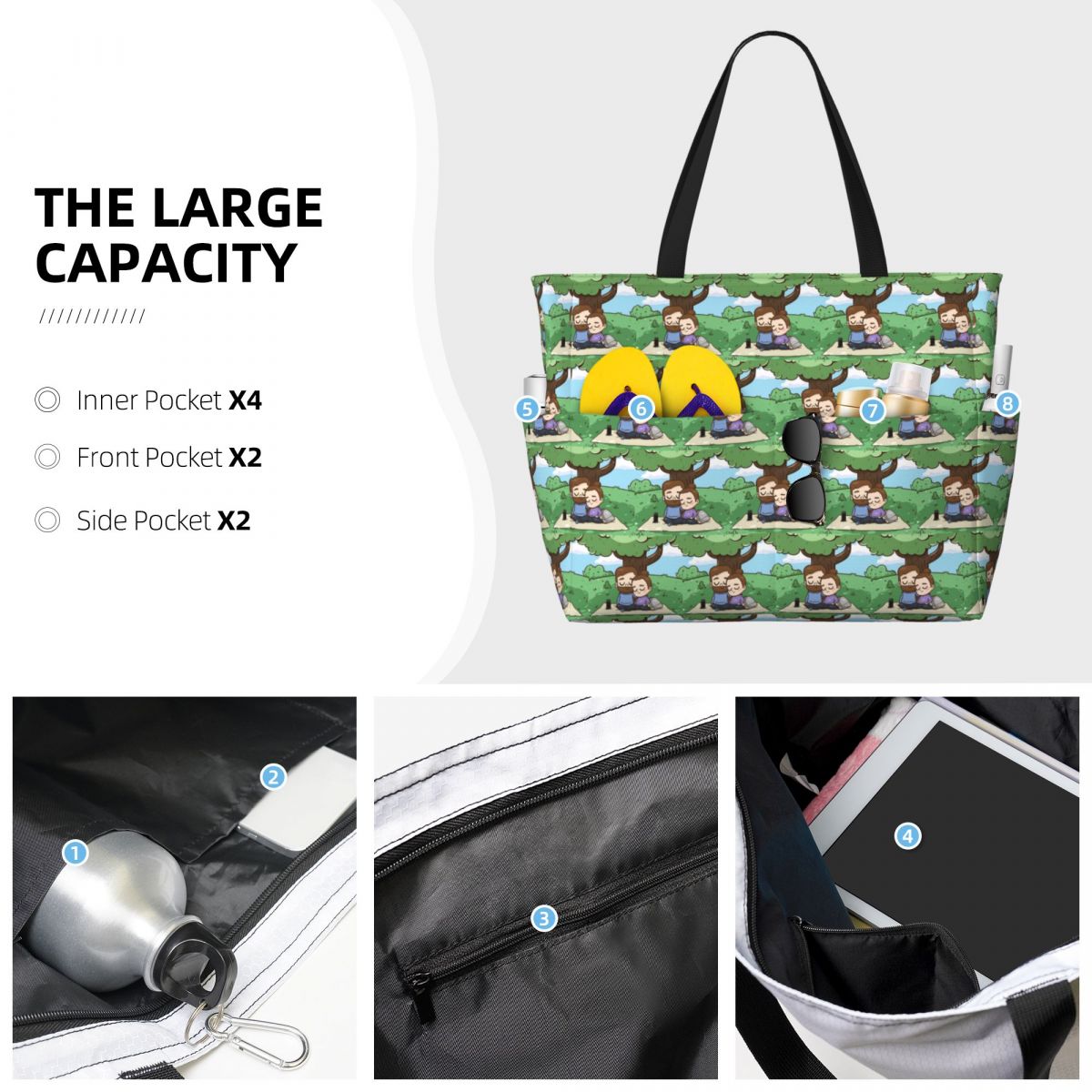 Park Day - Pibubear Beach Tote - Yoga Fitness Park のレビューと価格