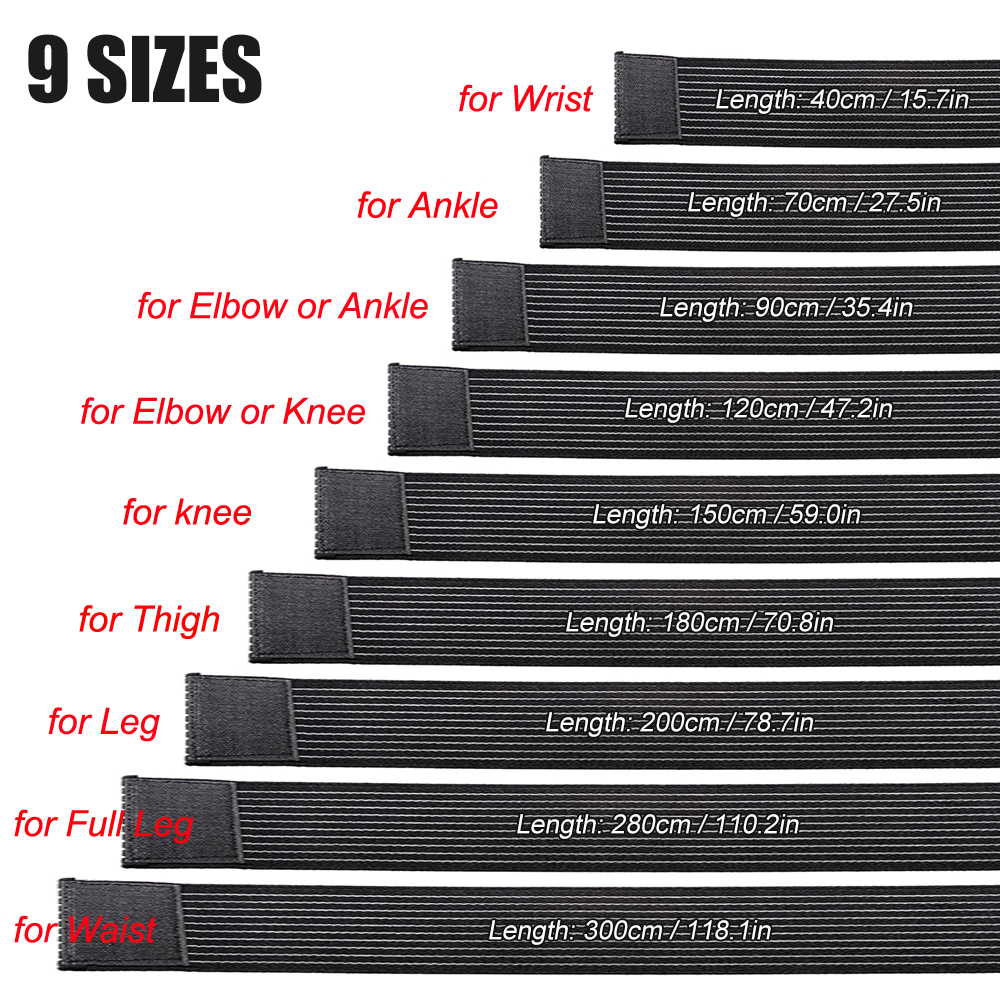 1PCS 40-300cm Compression Band - Knee Sleeve Compression のレビューと価格