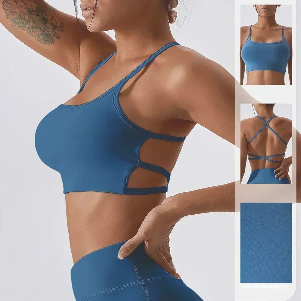 Cloud Hide Sexy Back Sports Br - Yoga Fitness Plus のレビューと価格
