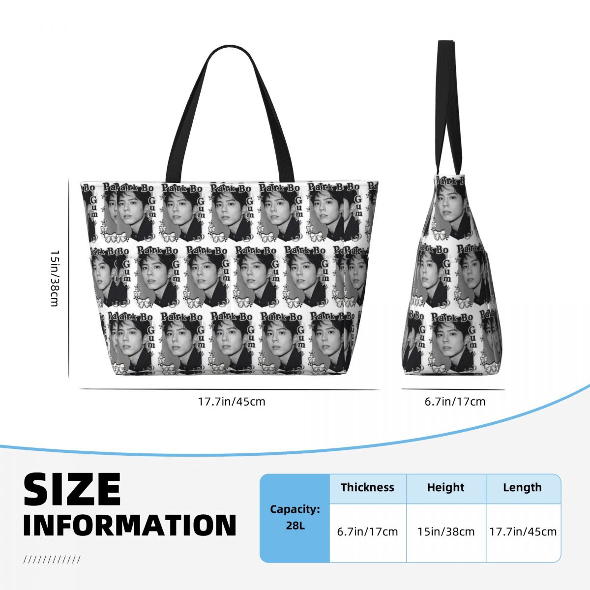 Park Bo Gum Kpop Beach Tote Ba - Yoga Fitness Park のレビューと価格
